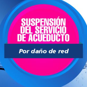Boletín 059-25 Suspensión parcial del servicio de acueducto en el sector 10 por enmalles 