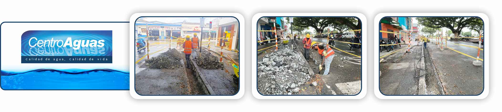 CENTROAGUAS adelanta obra de acueducto en el barrio Centro 