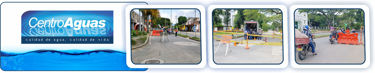 Diseño con tres fotografías del sitio donde se ve personal trabajando en la obra