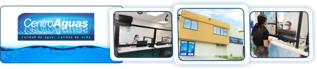 diseño con 3 imágenes del personal atendiendo usuarios en la oficina de Atención al Usuario