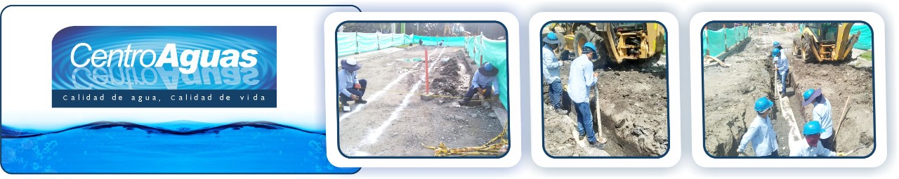 Diseño con tres imágenes de los operarios realizando labores en la obra