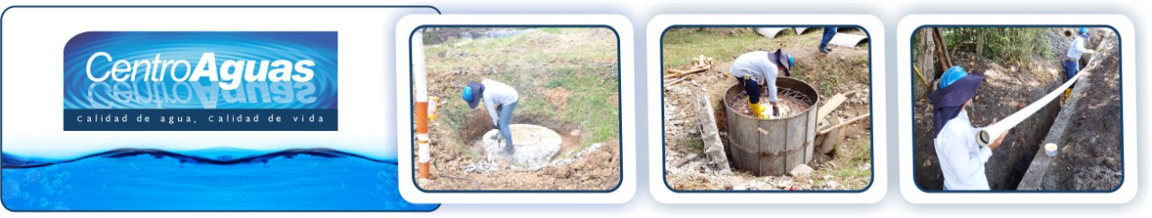 Diseño con tres fotografías del personal realizando labores de obra