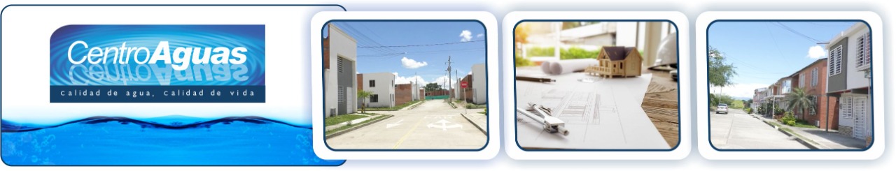 diseño con tres fachadas de urbanizaciones