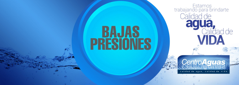 Diseño de bajas presiones del servicio 