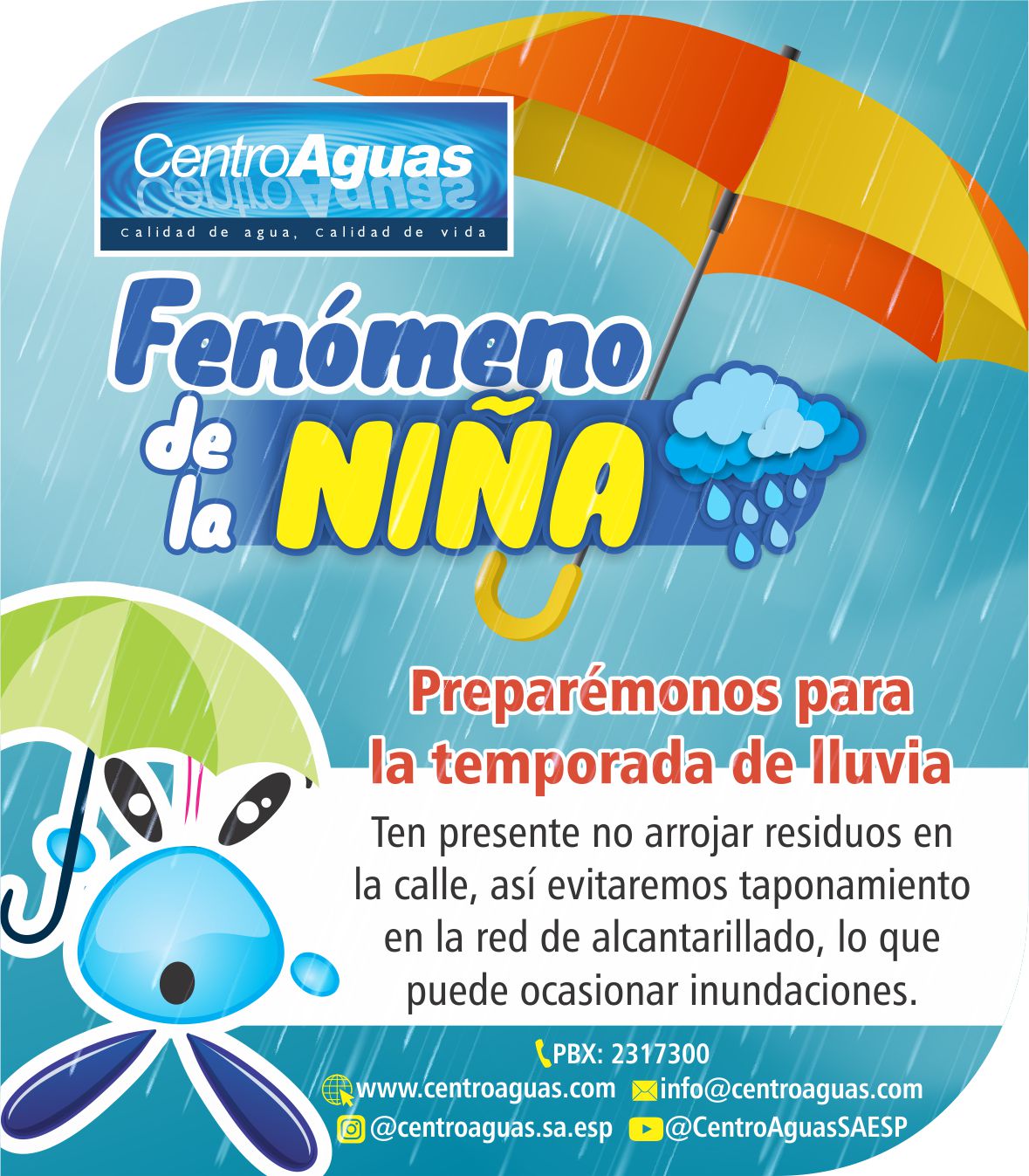 Preparémonos para la temporada de lluvia 