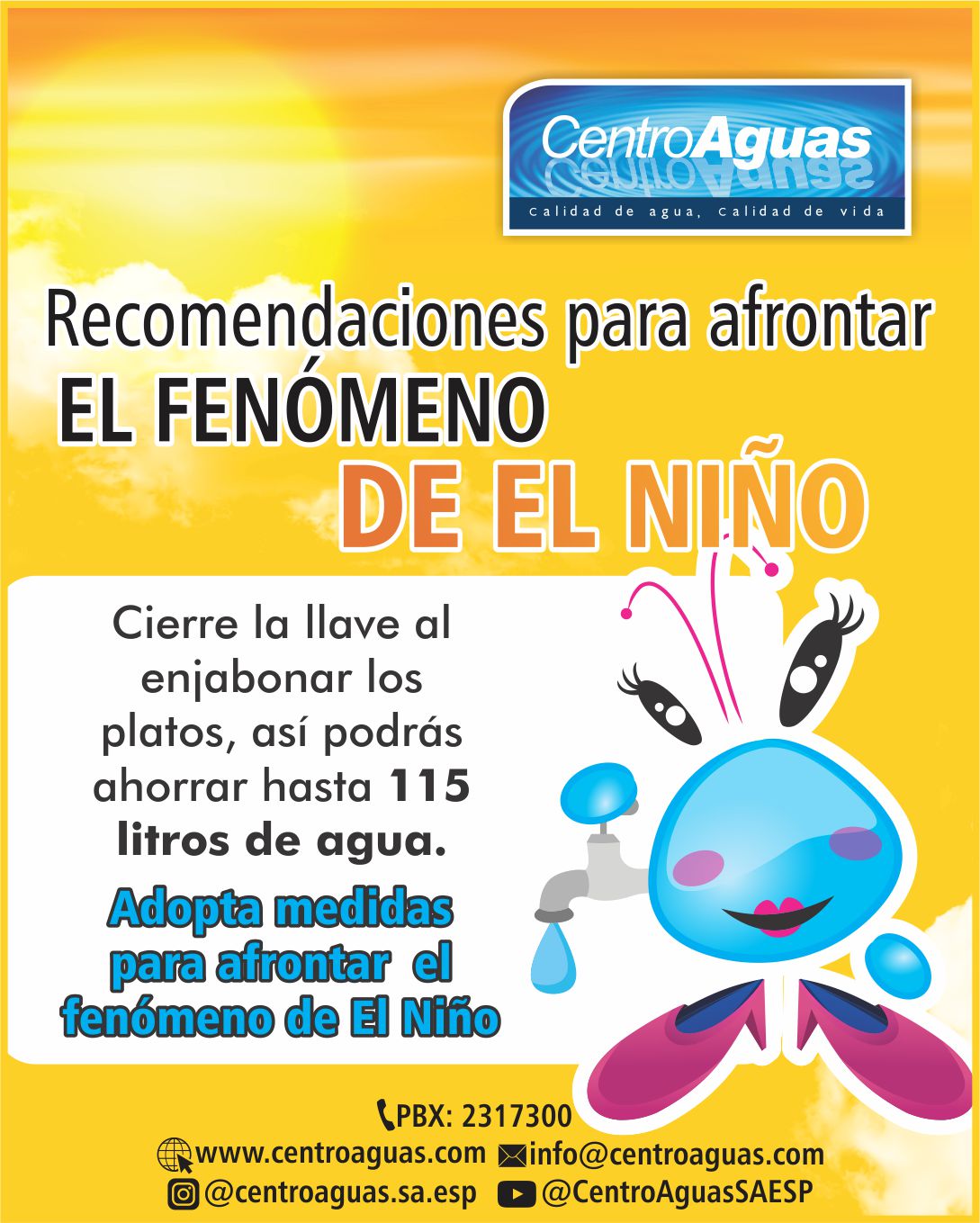 Cierre la llave al enjabonar los platos, así podrás ahorrar hasta 115 litros de agua.