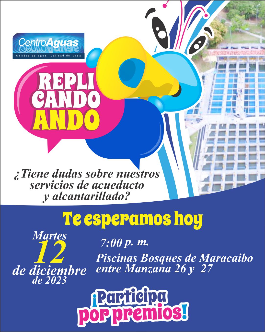 Conoce sobre Replicando Ando. Te esperamos hoy 12 de diciembre, participa por premios