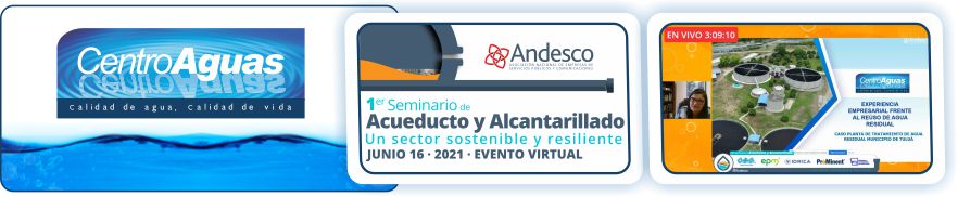 Imagen representativa de la participación de centroaguas el Primer Seminario de Acueducto y Alcantarillado de ANDESCO