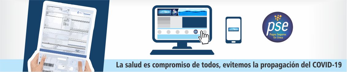 Imagen representativa que invita a utilizar los canales virtuales para el pago de la factura