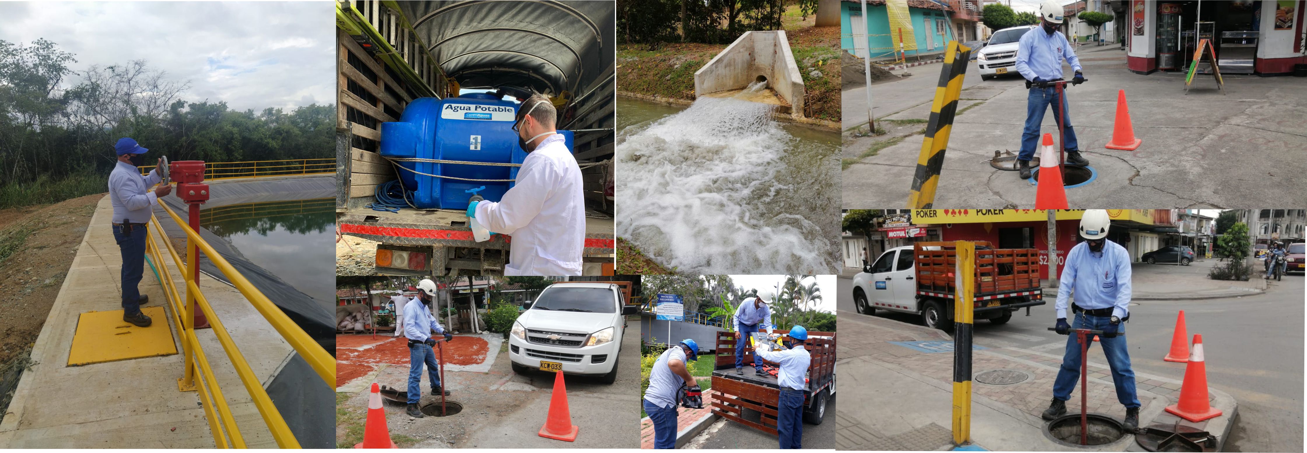 Imagen representativa del persona de centroaguas desarrollando diferentes labores propias de la empresa