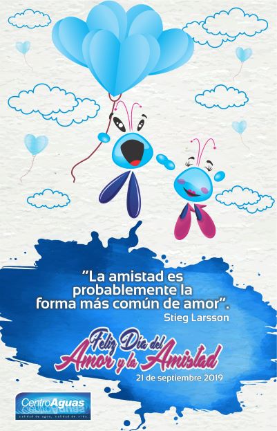 Tarjeta de feliz día del amor y la amistad