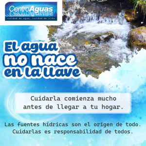 Las fuentes hídricas son el origen de todo