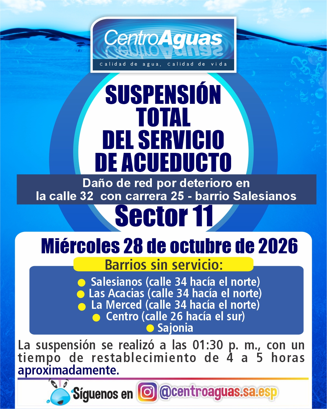 Diseño de suspensión del servicio