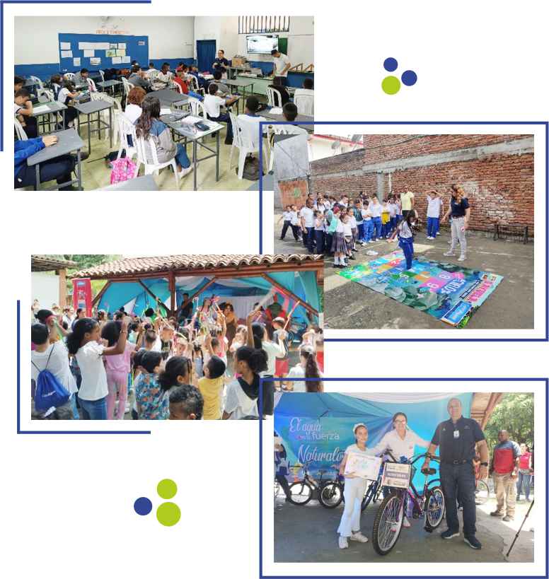 Capacitación a niños y niña de colegios y concurso de pintura infantil